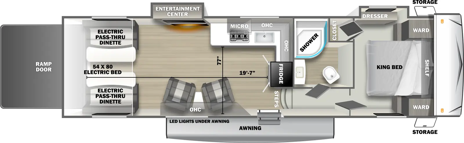 Sandstorm 3300SRT - DSO Floorplan